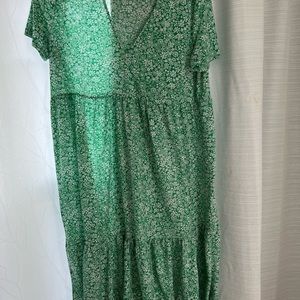 Zara floral midi dress